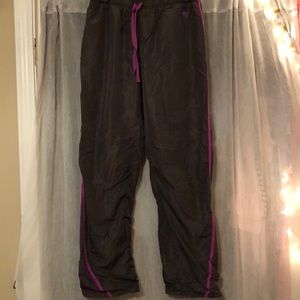 Gray and Purple Justice sweatpants